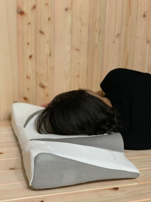 경추 메모리폼 애플 4D 베개 - 추석 선물용 잇츠콕 마이미 잠으로 기능성 옆잠베개