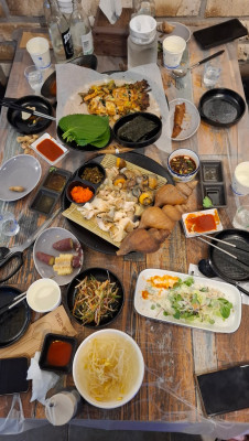 대구명동맛집 다양한 메뉴들이 있는 유미포차