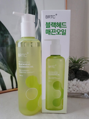 올리브영클렌징오일) BRTC 안티폴루션 앤 블랙헤드 클렌징오일로 블랙헤드 뽑는중!