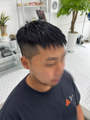 안산바버샵 깔끔한 텍스처크롭컷 스택바버샵