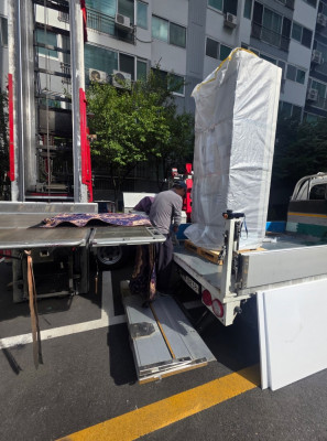 [대구 철이사다리차] 신속한데 정확하기까지! 고급가전 냉장고 양중 맡기고 100% 만족한 '철이사다리차' (대구임대사다리차, 경북사다리차)