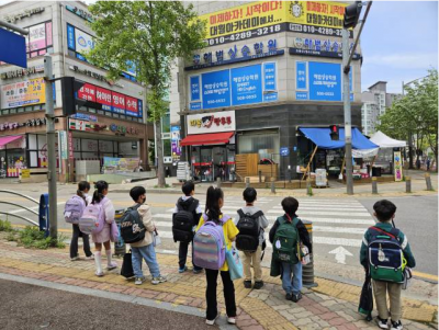 신길초등학교, 군자초등학교 사이에 있는 경희대신길태권도장