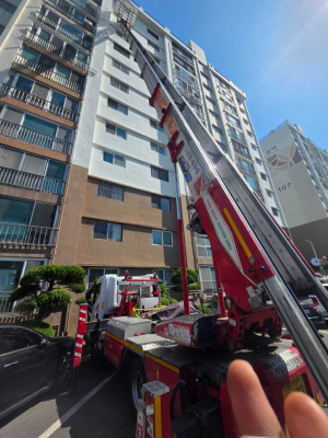 대구 사다리차 사람이 들기 힘든 부분을 도와주는 철이사다리차