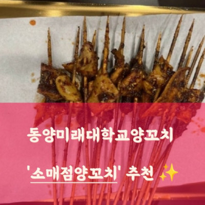 동양미래대학교 맛집, 고척돔 맛집 '소매점양꼬치'