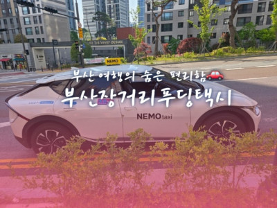 부산 여행의 숨은 편리함 부산장거리푸딩택시