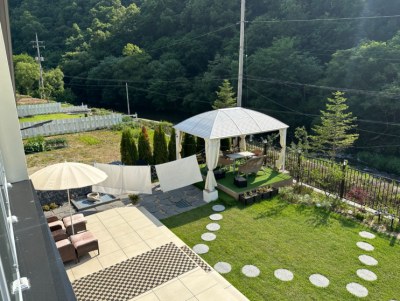 홍천 독채펜션 소정, 프라이빗 계곡뷰에서 힐링하기