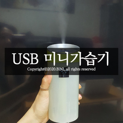 제품 체험단 :: 픽미에서 받은 텀블러형 USB 미니가습기 리뷰