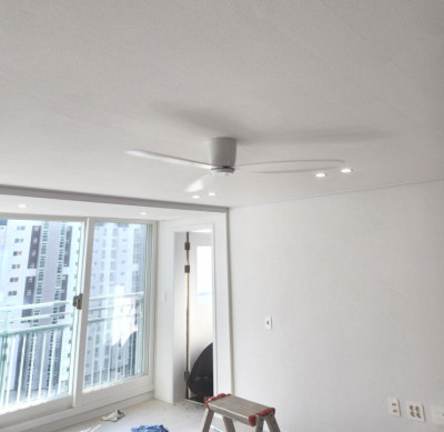 광주전기공사 더라이트에서 인테리어 조명 배선 및 실링팬 보강 작업 후기